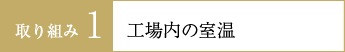 取り組み1 工場内の室温